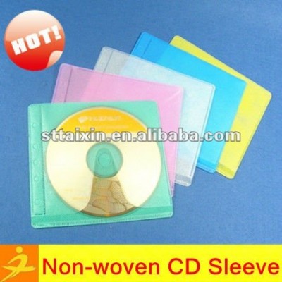 non-woven color dvd cd sleeve