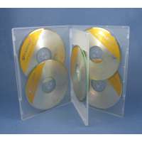 Super cheap DVD case 14mm black 6 disc DVD case